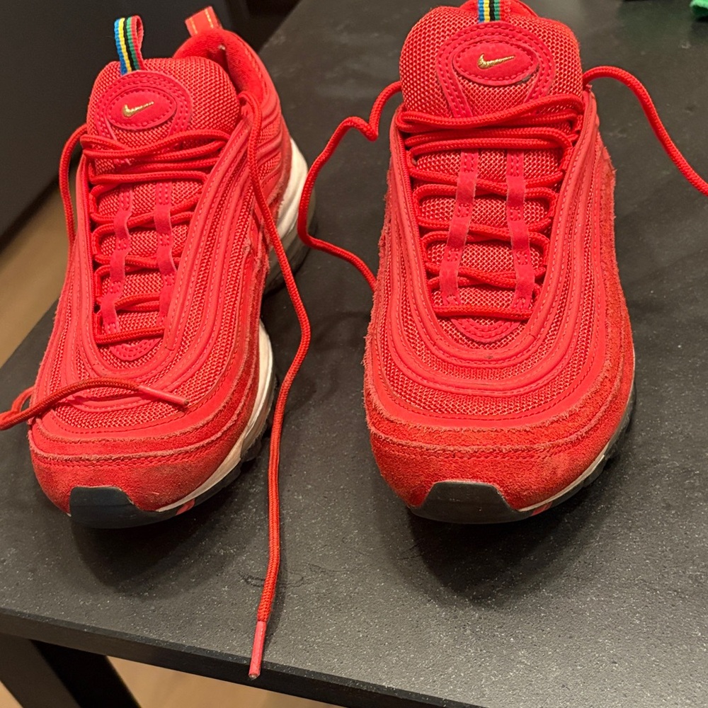 Nike Kids Vibrant Red Sneakers